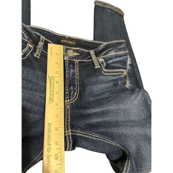 Silver Jeans Co Suki Skinny Dark Blue Jeans Women’s Size 30W/29L - Picture 10 of 13